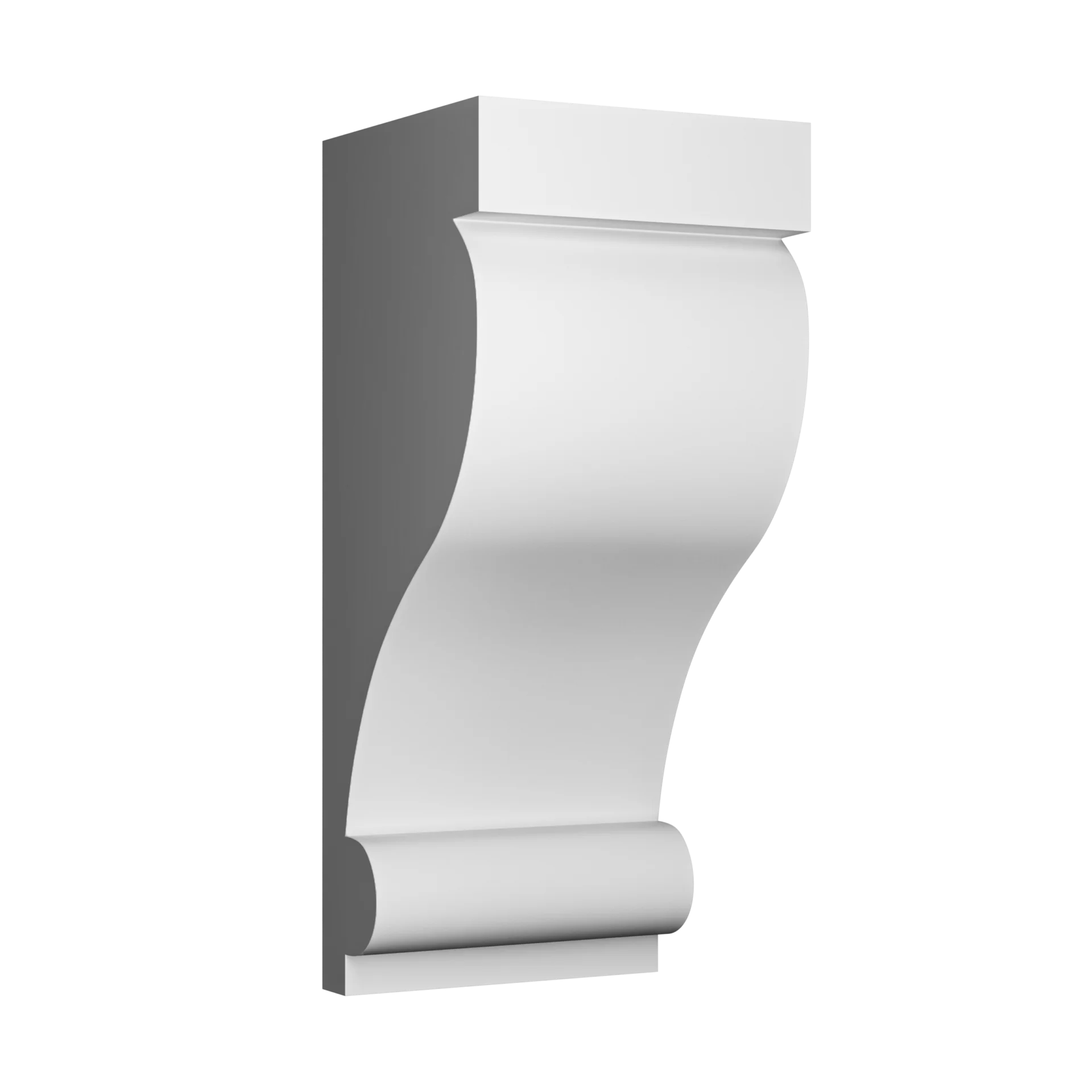 Pine Wood MDF Ceiling Painted Mouldings For Interior White Decoration Waterproof Crown moulding