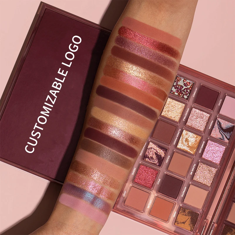 Cosmetics Makeup Products 18 Colors Private Label Eyeshadow Palette Shimmer Matte Eye Shadow Waterproof Cosmetic Beauty Makeup