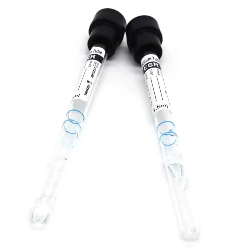 Manufacturer price Disposable Medical ESR Test Tube Vacuum Blood Collection Tube