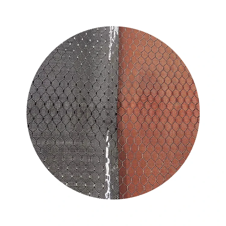 Special colored carbon aramid mixed honeycomb fiber fabric fiber cloth
