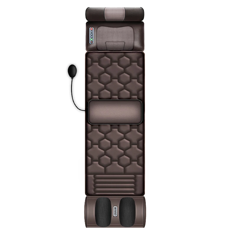 The latest model for 2024 domestic Electric massage mattress full body backrest car seat massager cushion vibrating massage mat