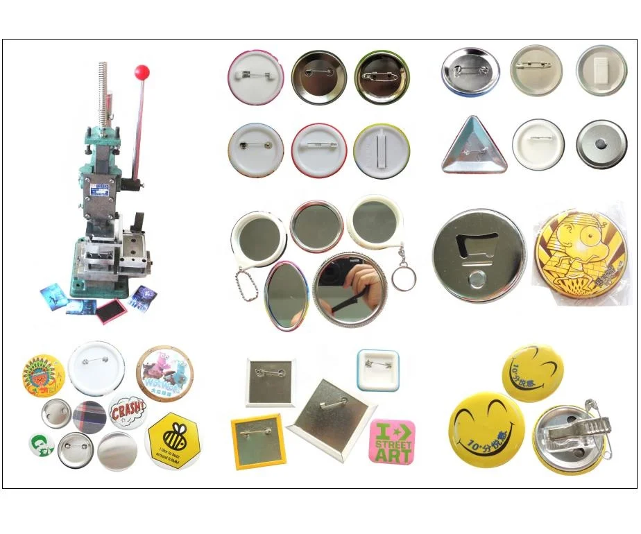 blank pin badge buttons for promotional