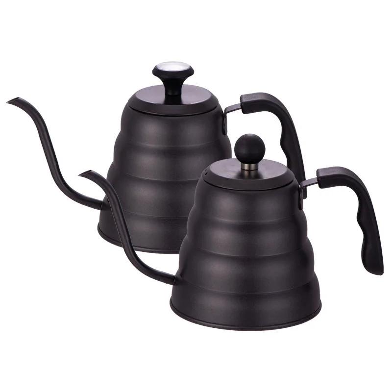 1.2L Stainless Steel Coffee Kettle with Thermometer, Gooseneck Thin Spout for Hand Drip Pour Over Coffee Tea Pot Teapot Kettle