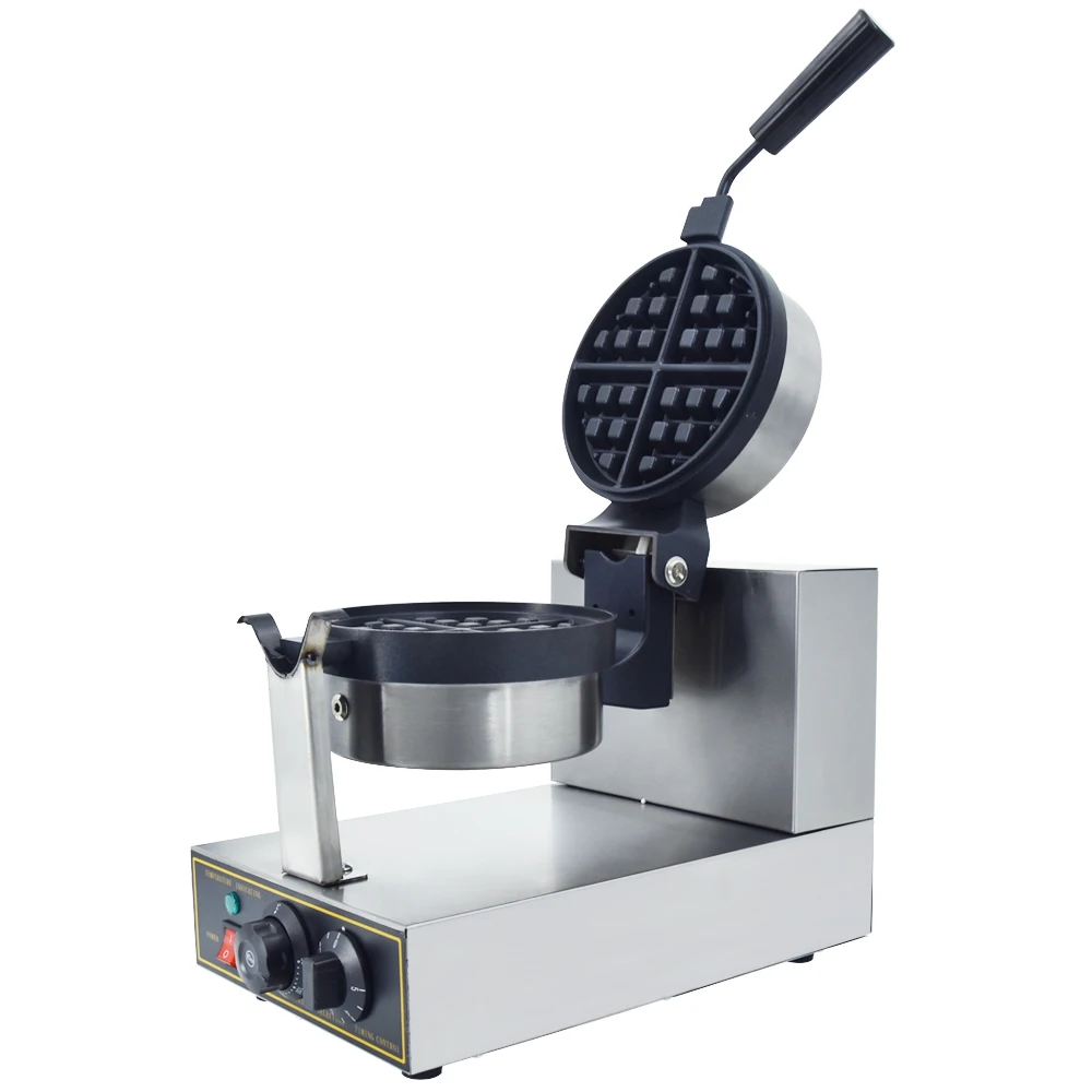 Hot Sale Snack Equipment Belgian Waffle Machine Professional Single Waffle Maker With Small Item