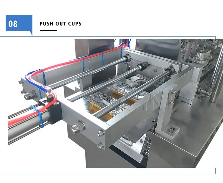 milk/juice/jelly/soy milk pouch spout high-end cup filling and sealing machine