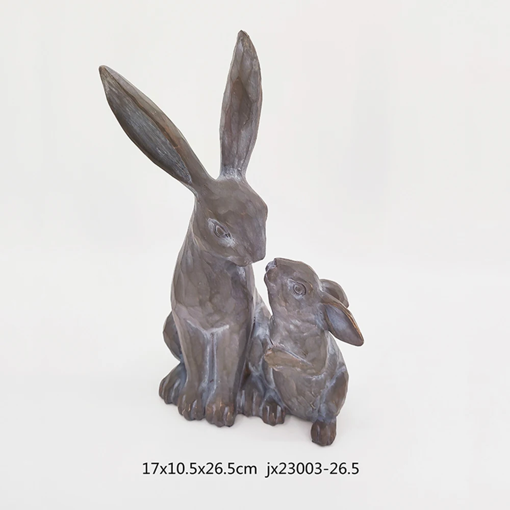 Easter Bunny Magnesia Crafts Flower Pot Garden Decoration Bunny