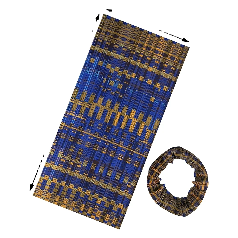 UV RPET bandana Scarf Headwear Neck Gait Novelty Cowboy Outdoor activities Yoga Halloween Cosplay Camouflage Seamless Bandana