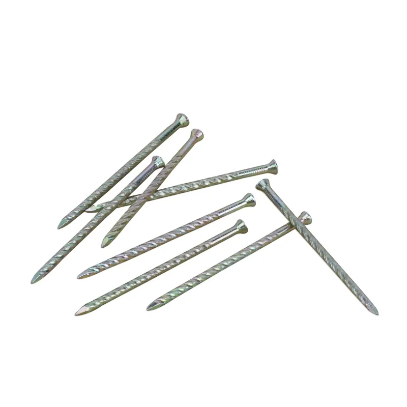 Wire galvanized Stainless Steel Screw Shank Flooring Nails