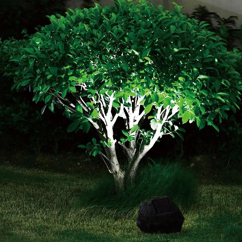 Shingel Mini Solar Path Lights LED ground Landscape Stone Rack decoration outdoor pathway lights solar Simulation stone lamp