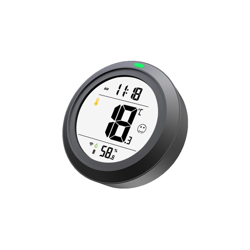 PT19DW High Sensitive Dark Grey with WIFI Temp- humidity monition for home Digital Thermometer