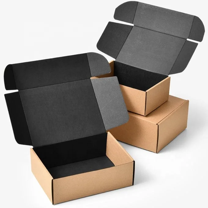 Packaging Shipping Kraft Mailer Good Price Paper Wholesale Custom Package Strong Corrugated Box With Logo