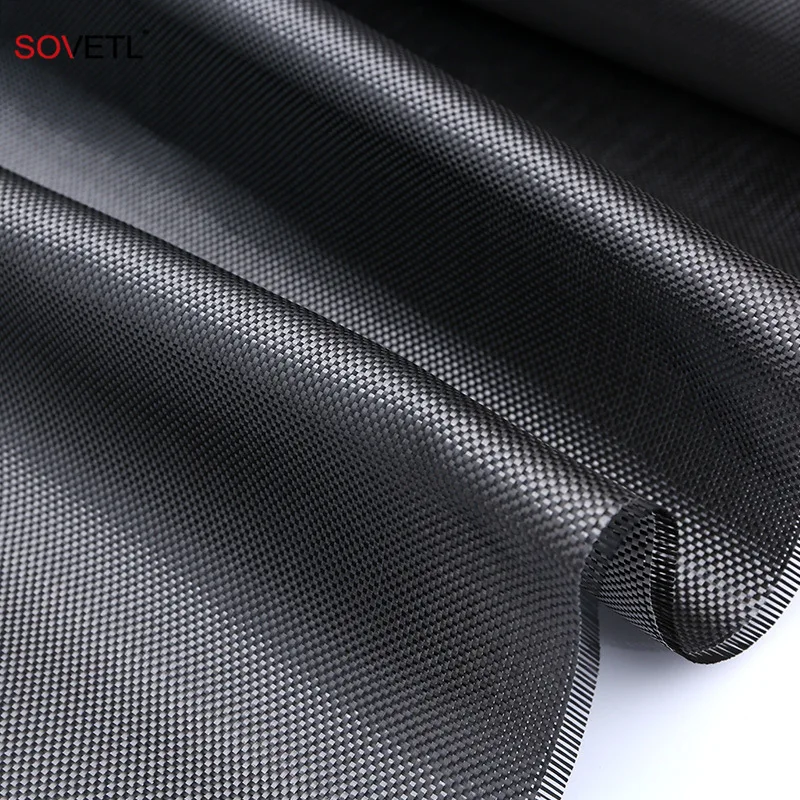 Carbon Fiber Fabric Ultra-thin Fabric Flame Resistance Building reinforcement Drone Carbon Fiber Fabric