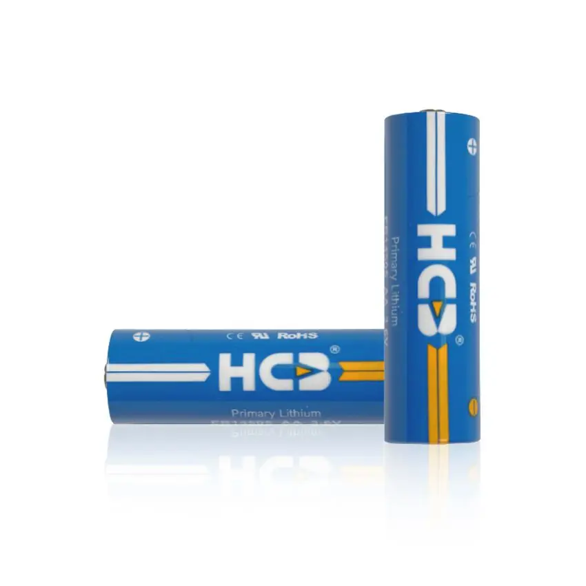 HCB 3 6 В AA Cell 2600mAh ER14505 первичный литиевый Lisocl2-Battery LoRa IoT дымовые извещатели мониторы резервные батареи