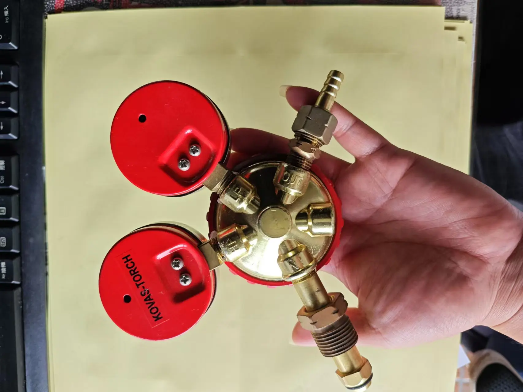 Nitrogen Gas Regulator 0-600 PSIG Pressure Charge