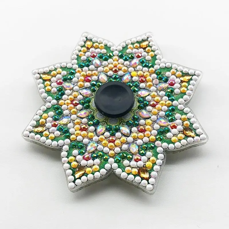 DM Finger fidget spinner for Christmas gift crystal crafts diamond toy paint by number DIY diamond painting