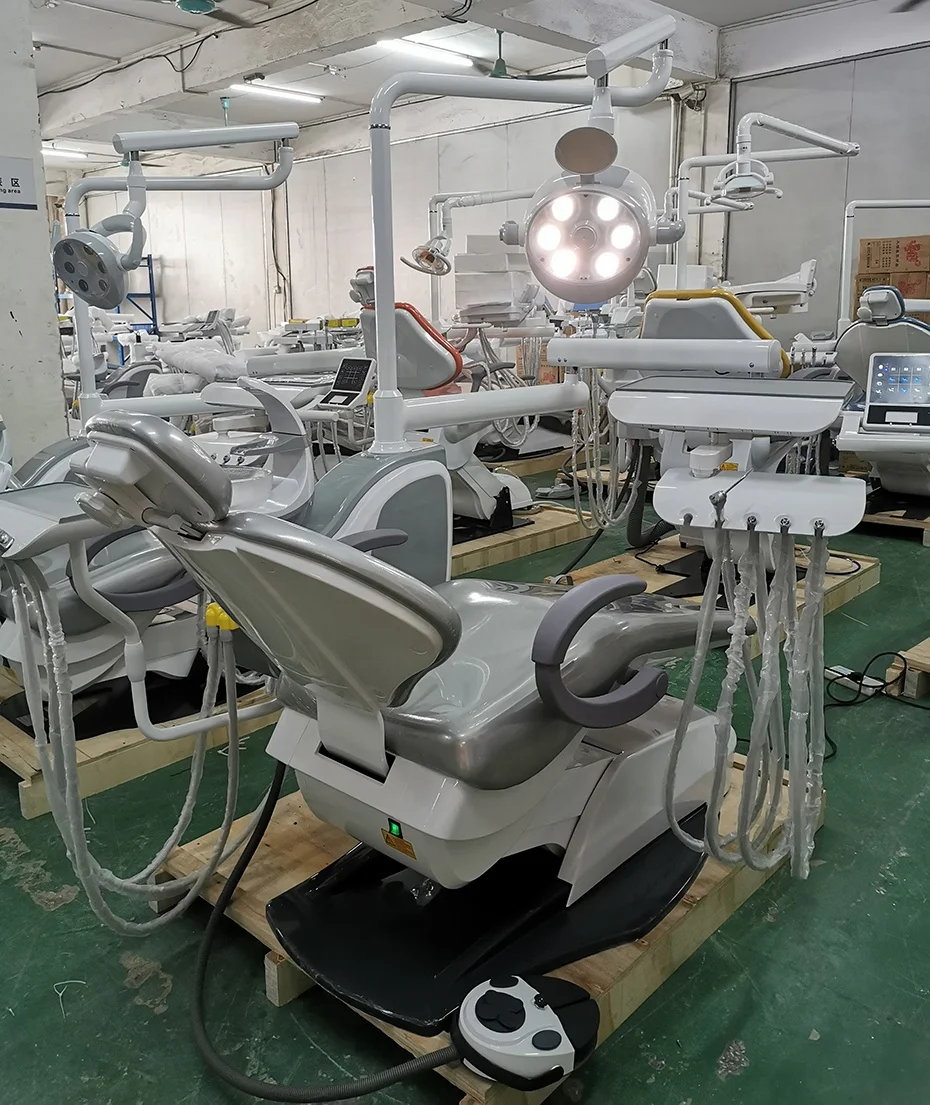 Новейшая стоматологическая установка Foshan Factory Электрическая Обработка стоматологическое кресло CX-9000(20)