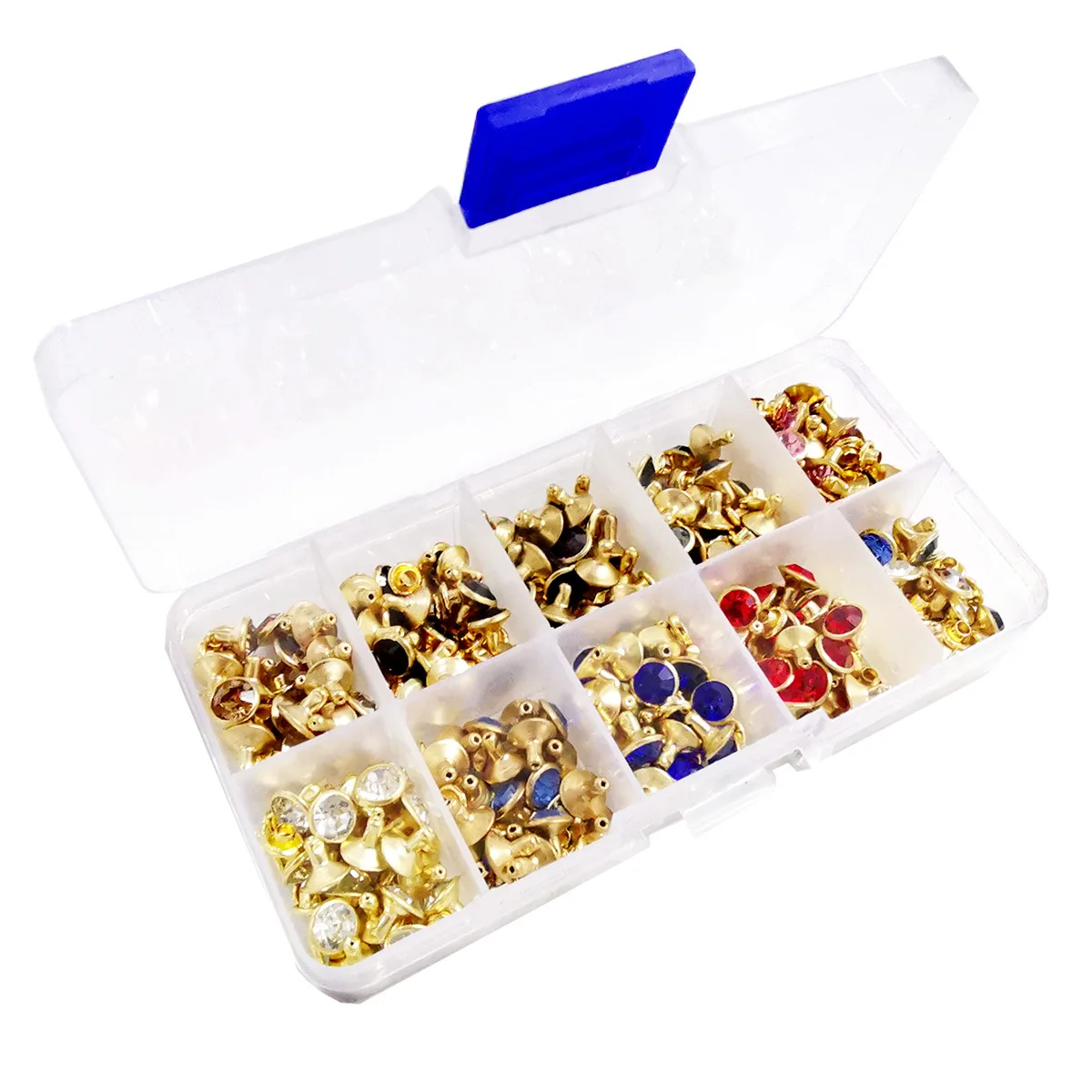 Rivets Sets Leather Rivet Button copper Snap Buttons rivets with box for leather clothes