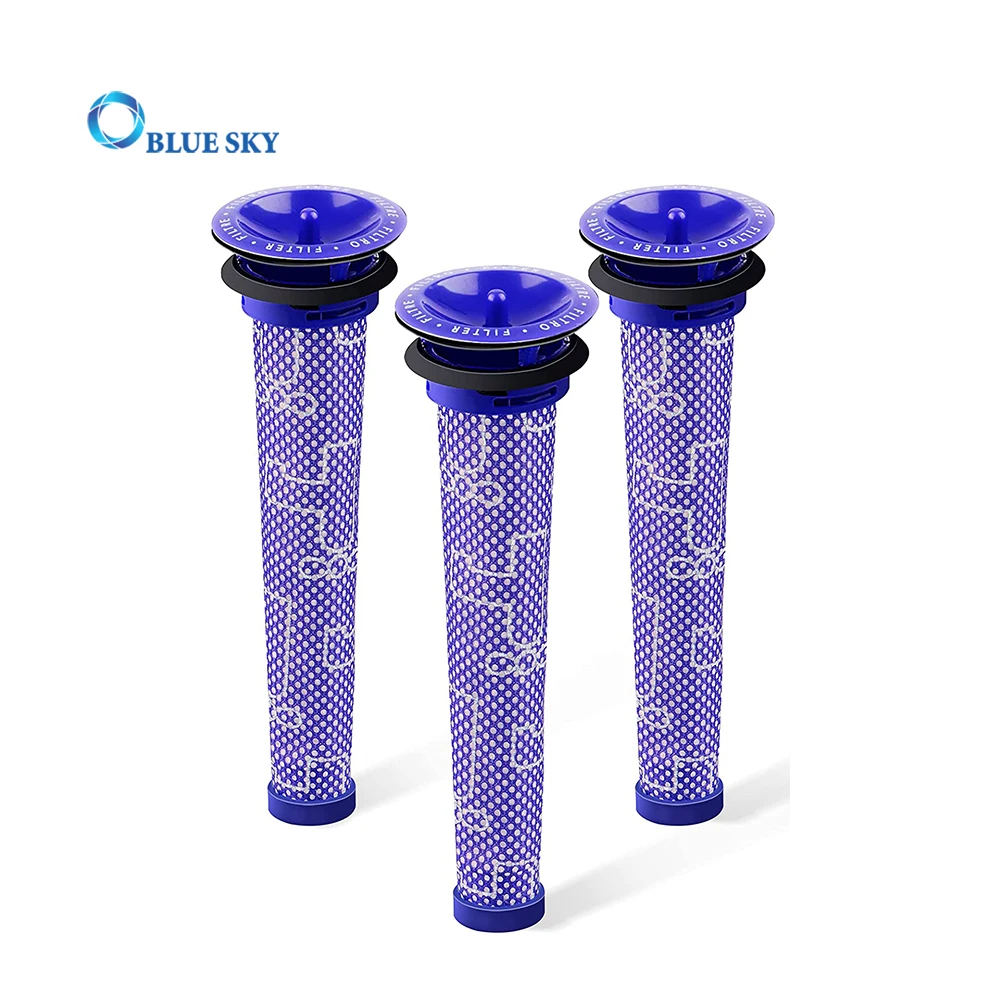 Сменный моющийся и многоразовый фиолетовый предварительный фильтр для пылесоса Dysons DC59 DC58 V6 V7 V8, часть #965661-01