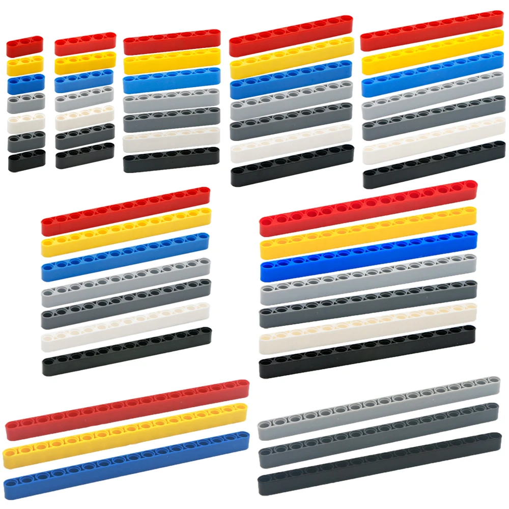 Genuine Technic Parts Studless Beam Liftarm MOC Bricks Building Blocks NO.32523 32316 32524 40490 32525 41239 32278