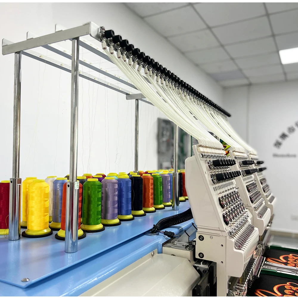 HONPO Best 3 head Industrial embroidery machine for caps sweaters