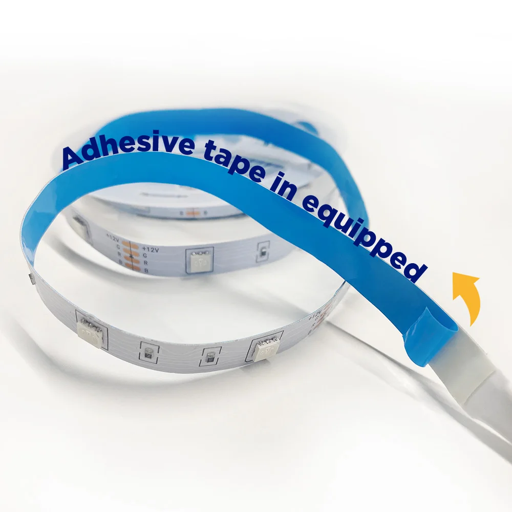 Adjustable Brightness Smart Kitchen RGB LED Strip Lights Wifi Connectivity for Under Cabinet Lighting