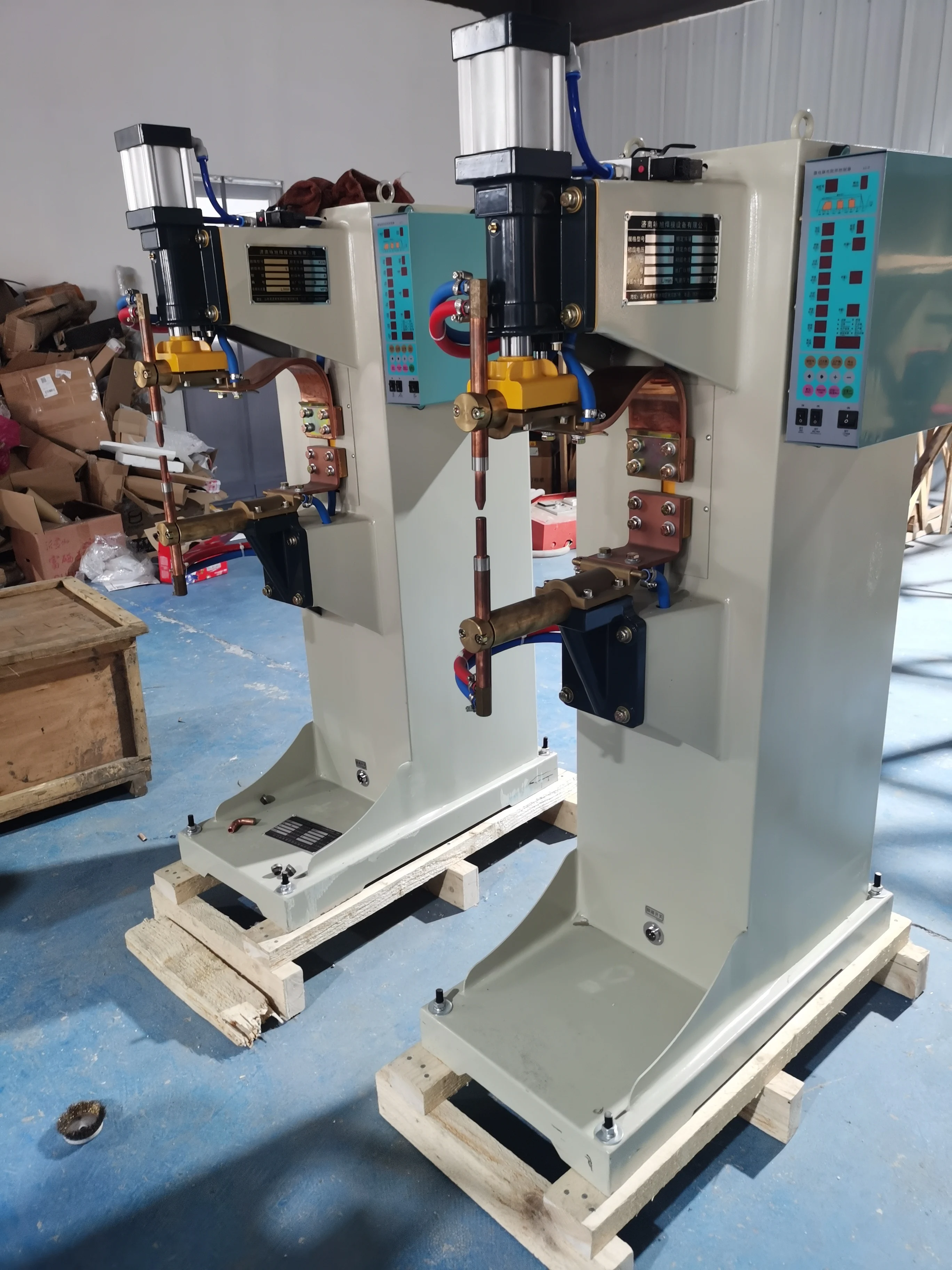 Dn series DN75 DN100 KVA pneumatic ac spot projection welding machine