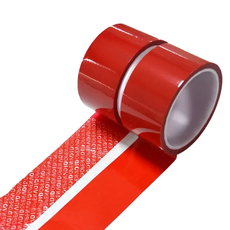 ZOLO Bag security Seal tamper evident tape hot melt void sealing tape adhesive hidden void seal security tape