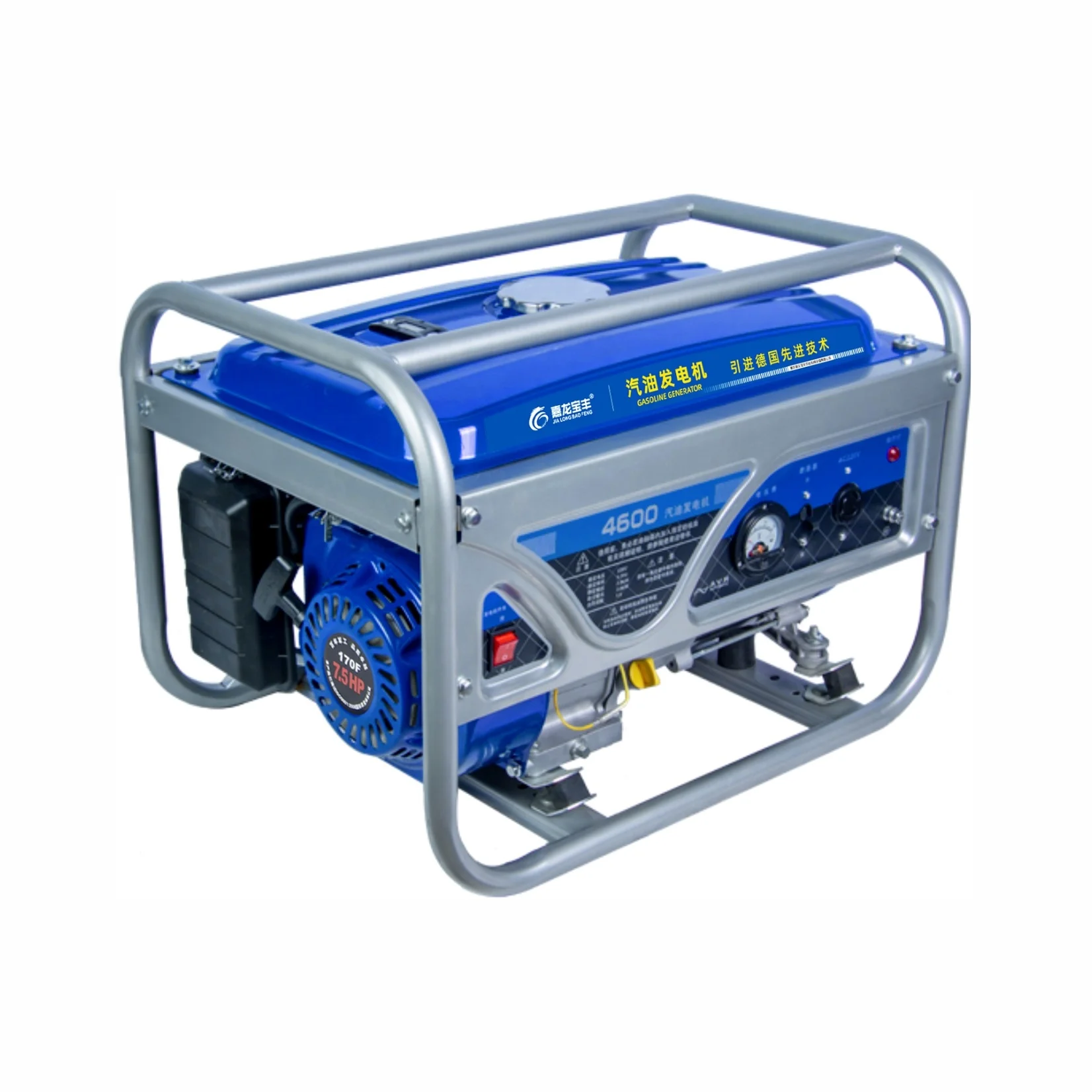 Recoil Start OHV Engine Single Phase Copper Wire 3kw 3.5kw Gasoline Generator
