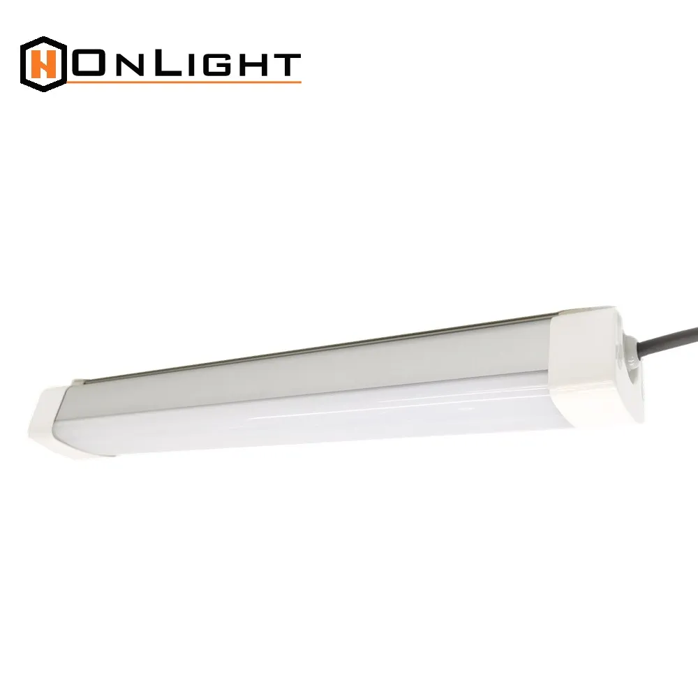 IP65 waterproof Aluminum housing PC cover led batten light fixture with ETL DLC listed Solar waterproof Linkable Light fitting