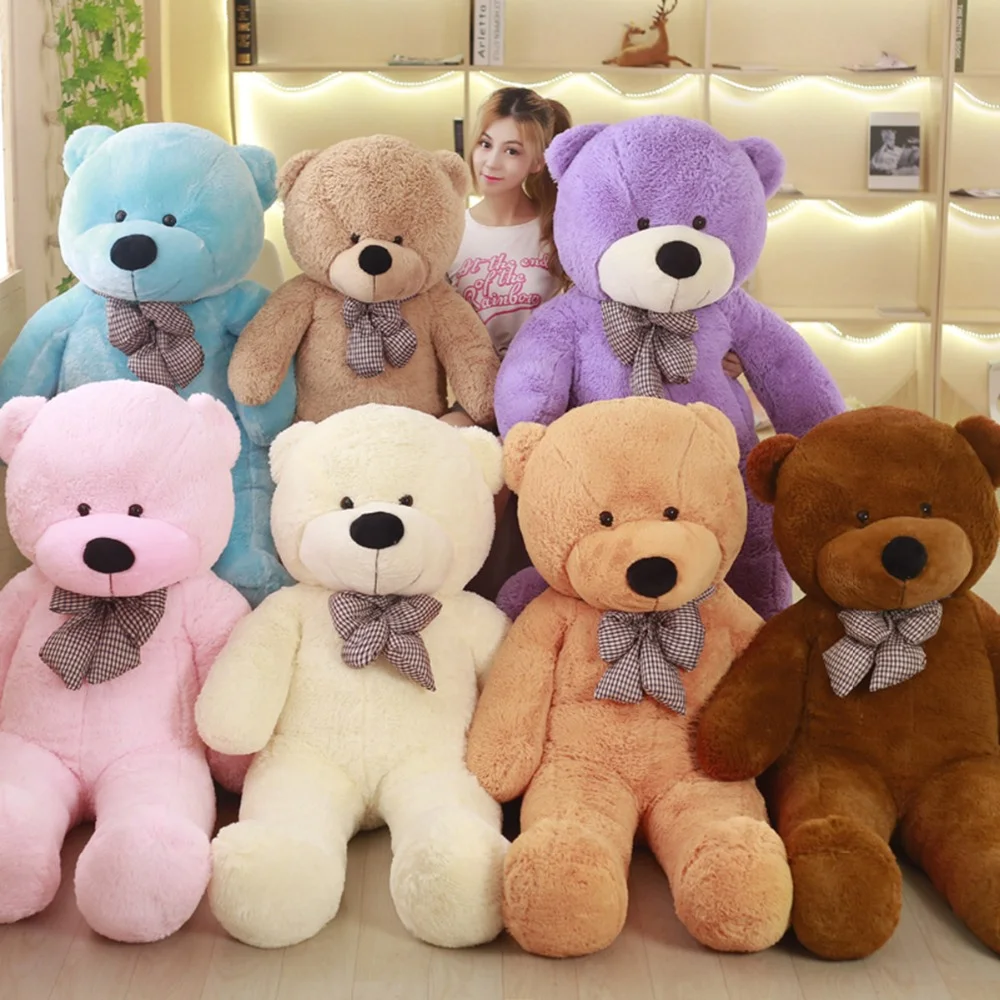 80-200cm wholesale plush stuffed soft  bearl toy huge big giant teddy bear wholesale giant teddy bear skin