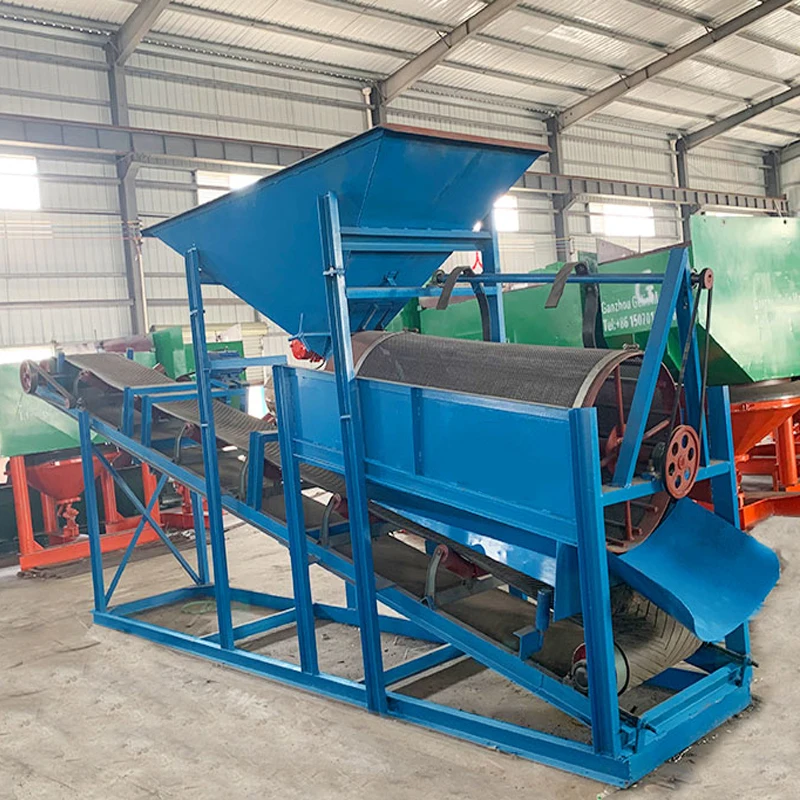 High Performance Industrial Mining Machinery Rotary Drum Sieving Conveyor Machine For Sand Stone Mineral