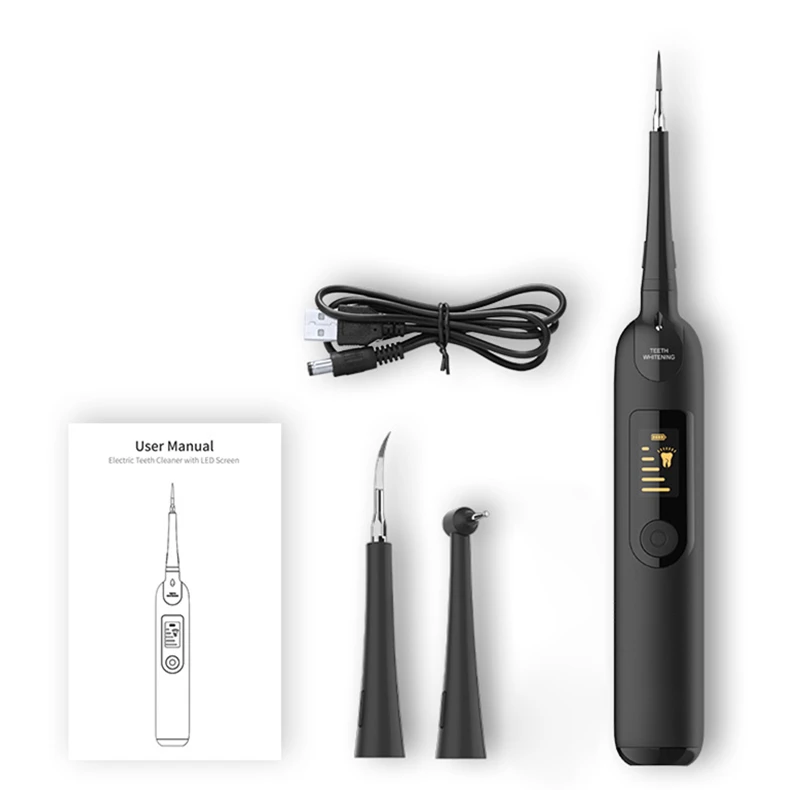 Набор для чистки зубов, так и для взрослых и детей со светодиодным дисплеем сменные насадки для чистки зубов зубного камня жидкость для снятия