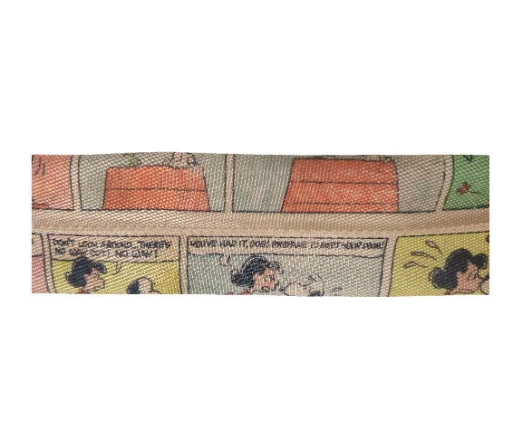 Fashionable Double-faced Cartoon Anime Peripheral 25mm Tubular Polyester Webbing Tape with Custom Pattern