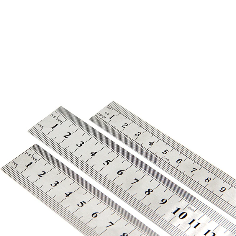 Custom Metal Stainless Steel Straight Ruler 150-2000mm Thicken Ruler