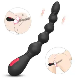 S-hande Online-sex-shop Cola De Zorro Anal Juguete Tail Sex Electric Shock Anal Plugs Anal Dilator Beads Vibrating For Man Women