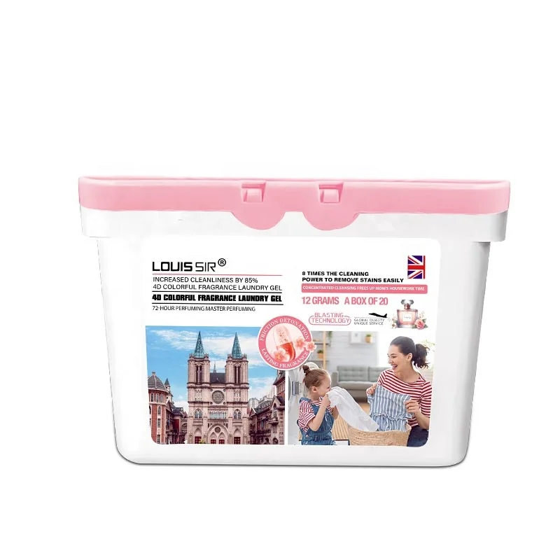 4 1 Deep Clean Enzyme Laundry Washing Detergent Capsules Powder Form Softening Scent Booster Beads Reliable Laundry Pods