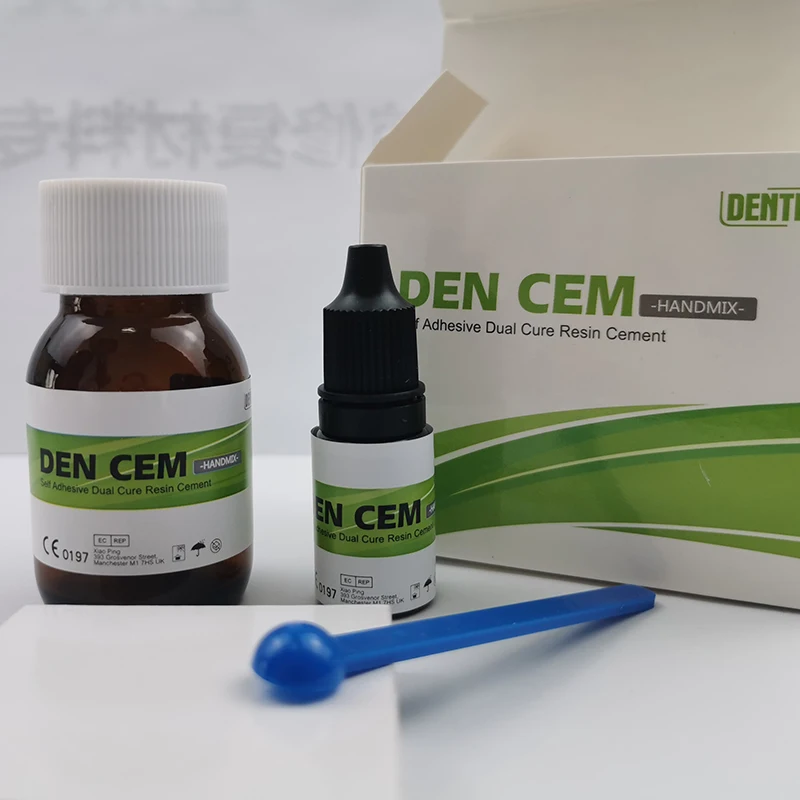 best-selling high quality competitive price dentex handmix self adhesive resin cement (power and liquid) cementation