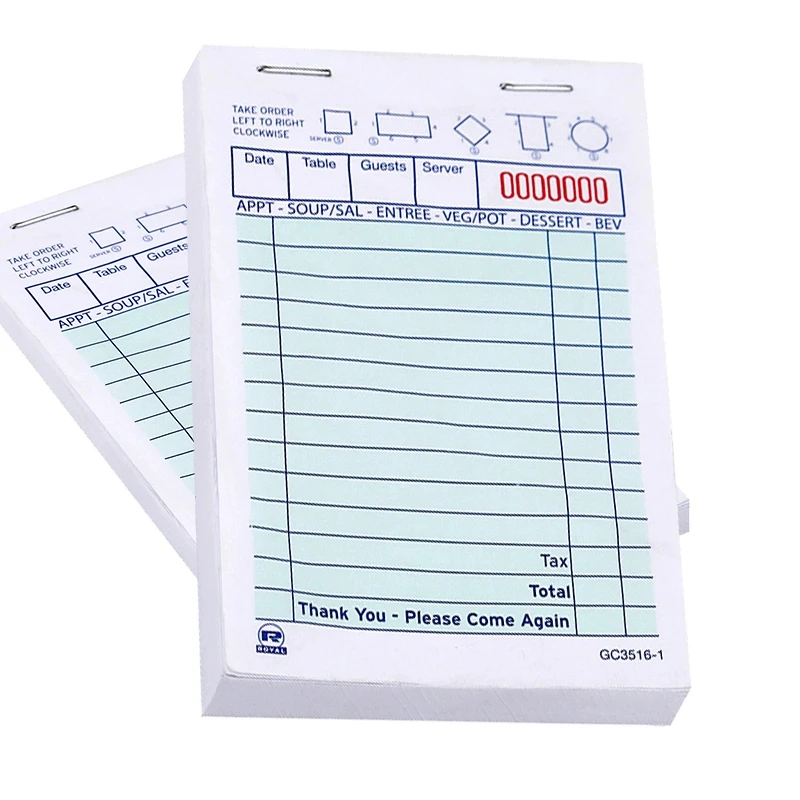 OEM facturier dupli (50 x 2 feuilles) Customized Experienced Professional Bill Receipt Book