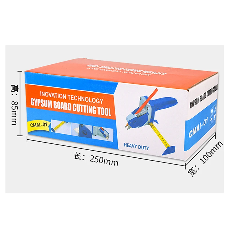 Professional Hand Tool Sets Gypsum Board Cutter Scriber Plasterboard Edger Drywall Cutting Artifact Scale