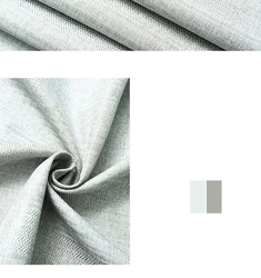 Yafuni thickened dark grain small jacquard black silk blackout curtain living room bedroom solid color mosaic curtain