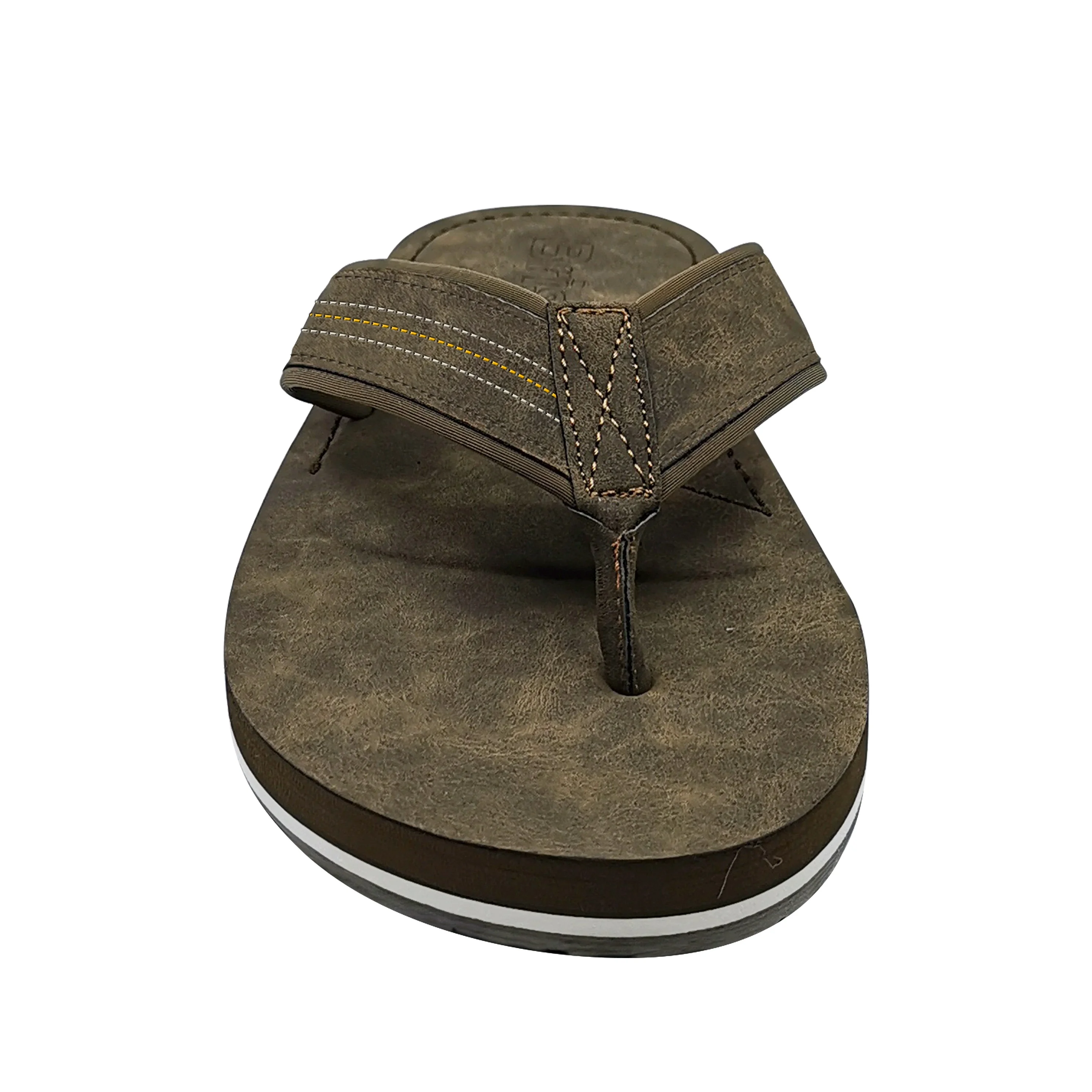 Single Hot Color Wear Resistant Pu Men Sandals Slippers Flip Flops