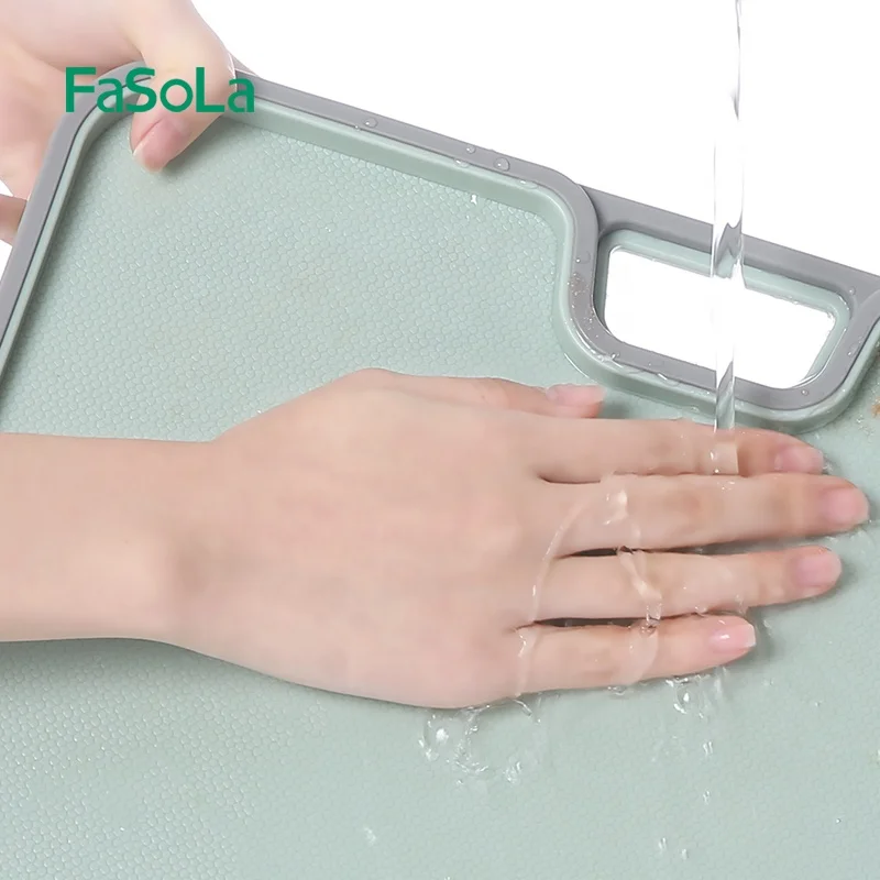 FaSoLa Portable Eco-friendly PP Safe Durable Anti-slip Kitchen Vegetable Chopping Board Cutting Board