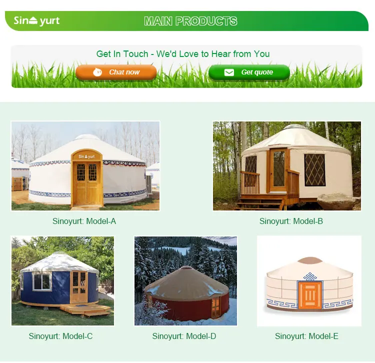 aluminium frame with bathroom 12m viking camping frame tent Modern luxury Mongolia yurt