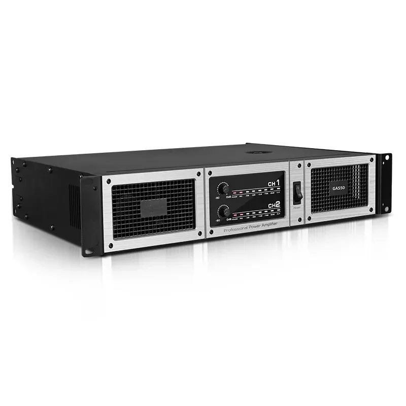 GA550 Professional 600W*2 Power Amplifier Stage Master Power Amplifiers 2 Channel