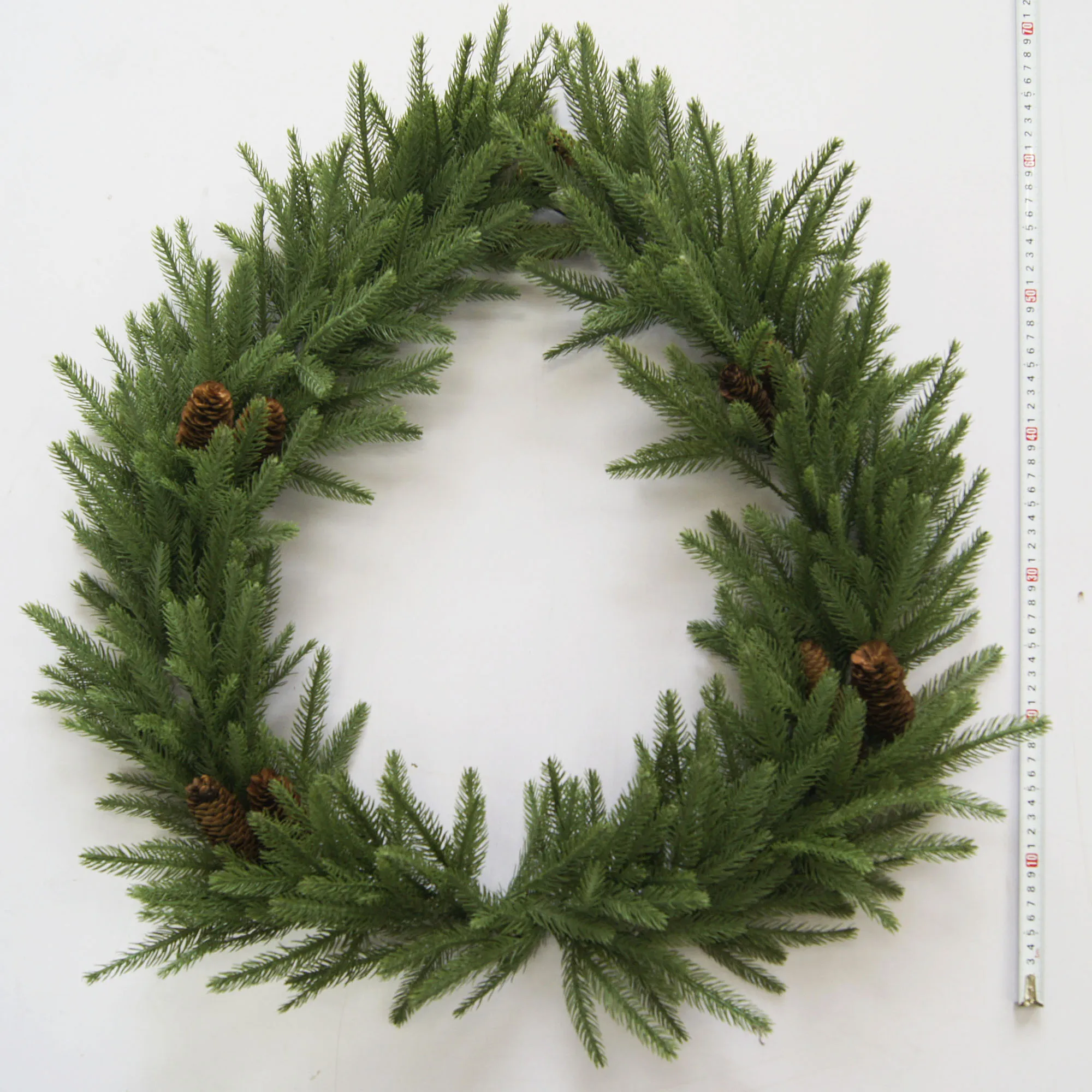 Artificial Custom Ball Ornaments Red Berry Heart-Shape Christmas wreath