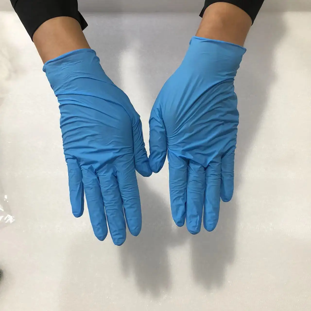 Disposable Rubber  Latex Gloves Medical Nitrile with CE Gloves 100 PCS in Package Common Use