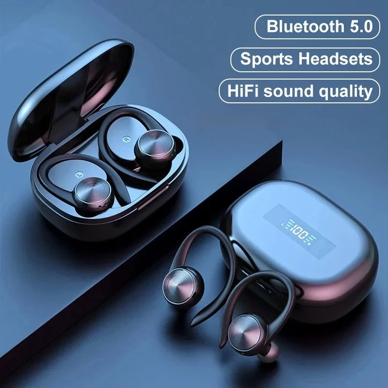 HOT sale R200 Headphones True Wireless Stereo Earphones Sports Wireless Waterproof Headset Earbuds Ear Hook