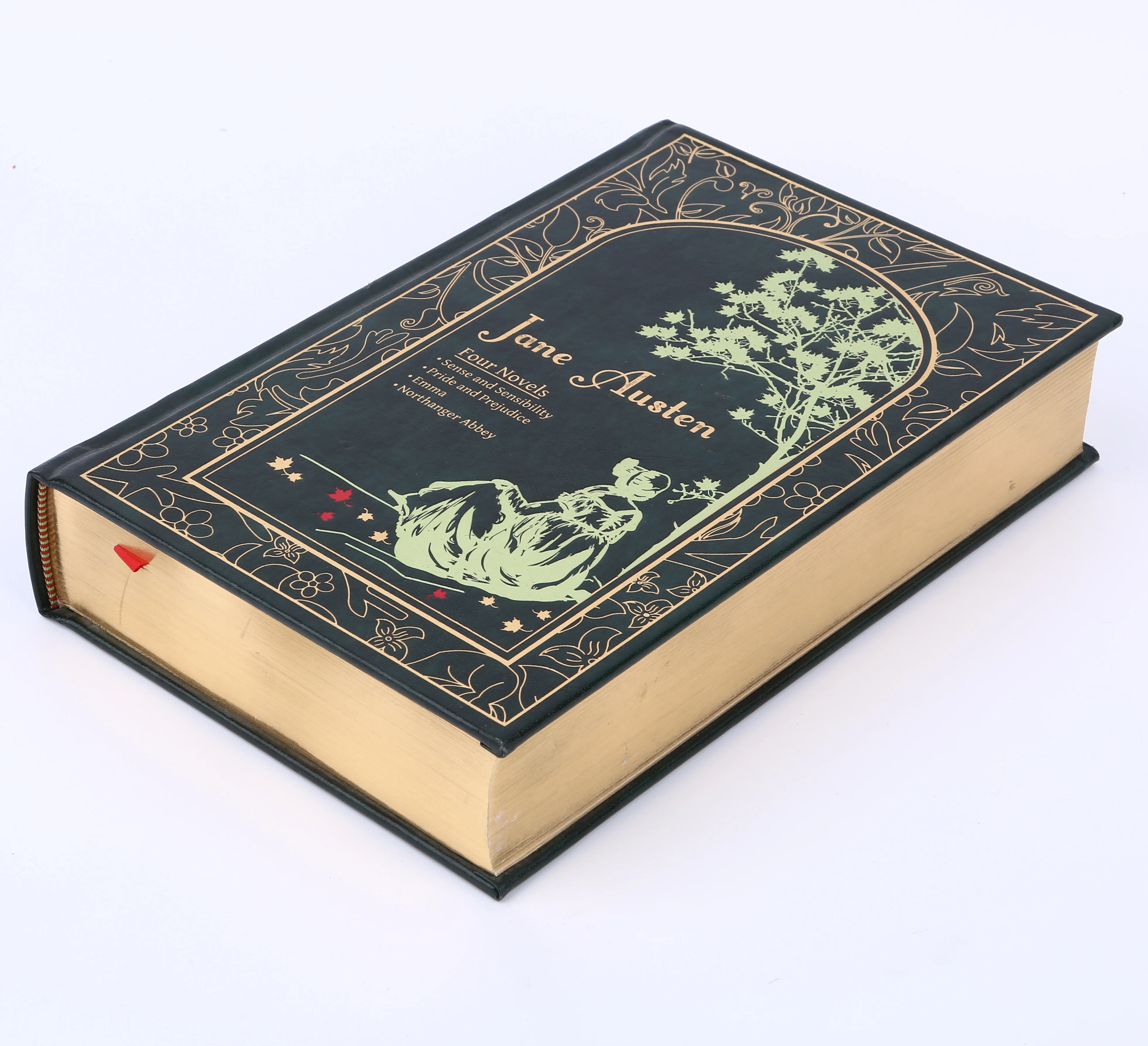 High Quality Hardcover Leather Cover Customized Color Holy King James Bible Printing Service
