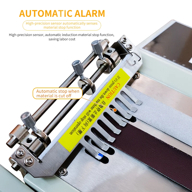 Automatic Fabric Tape Cutting Machine Polyester Strip And Adhesive Hot Tape Cutting Machine