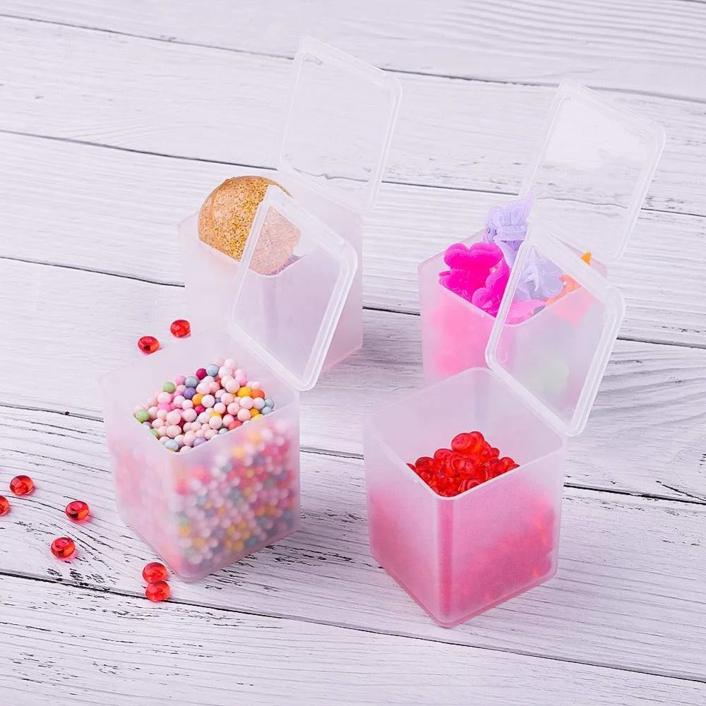 Custom High Quality Empty Frosted Printed Plastic Storage Display Box for Small Daily Necessities